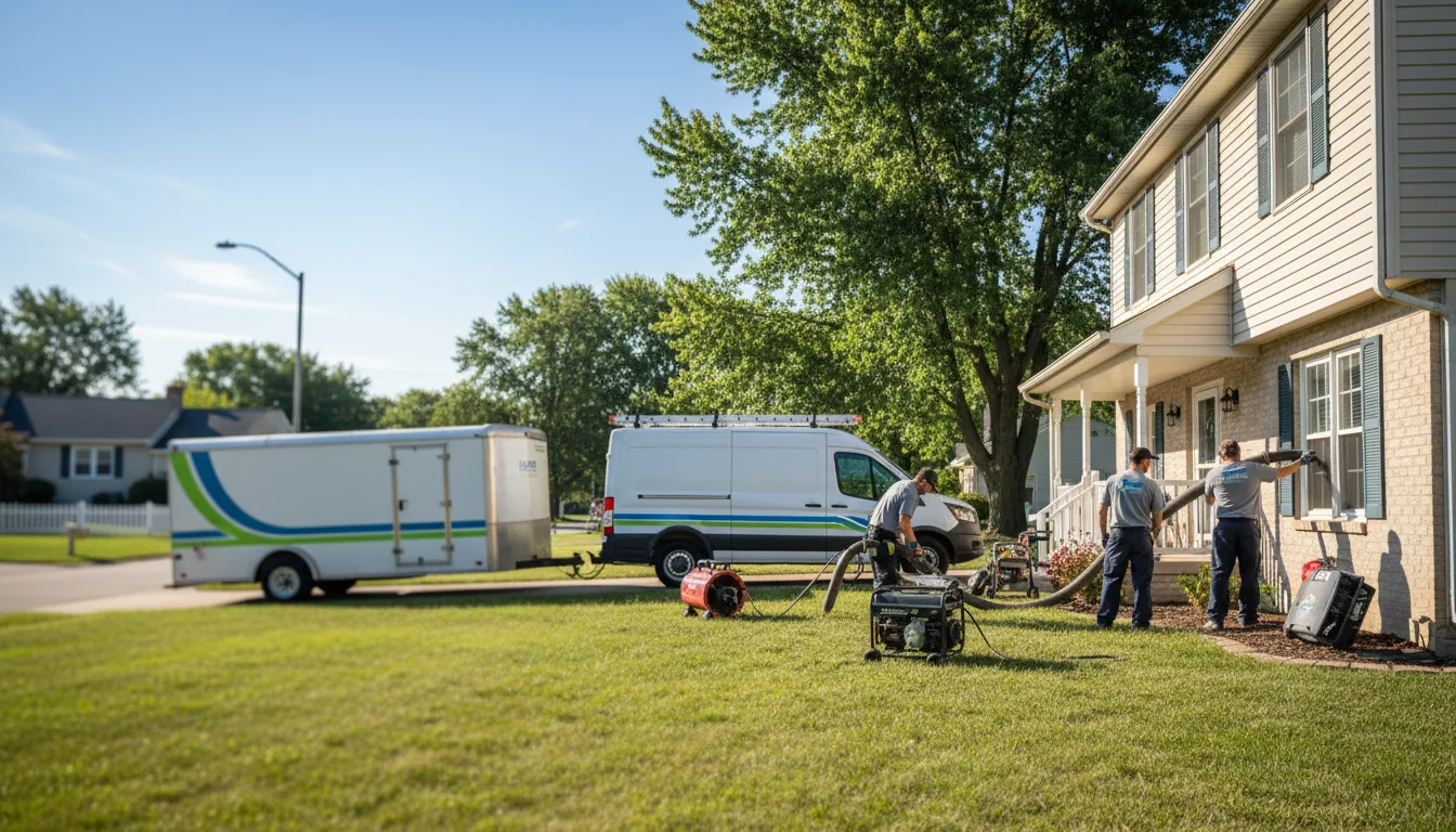 Flooded Basement Restoration And Cleanup With Repair in Ridgeway, IA near me